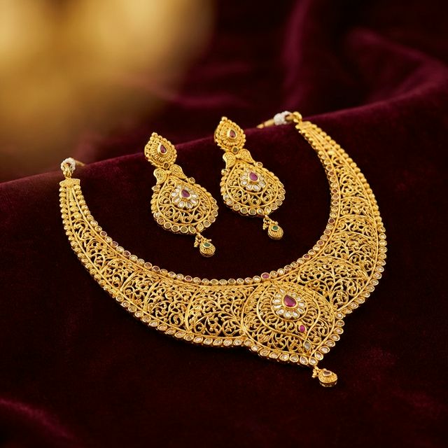 Gold Antique Necklace